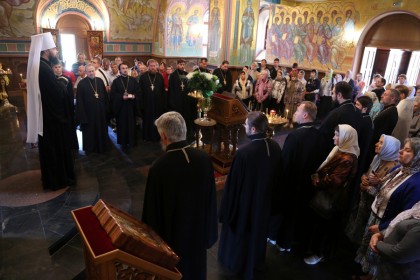 Богослужение в храме Нерукотворного Образа Горловка